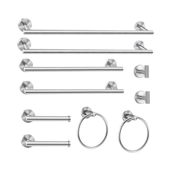 NIERBO 10 Piece Bathroom Hardware Set Wayfair
